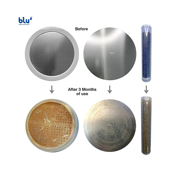 blu NMC Refill Cartridge for Handheld Blu Ionic Shower Filter - Nano Molecular Cluster Technology - Combo Pack (3 units Value Pack)