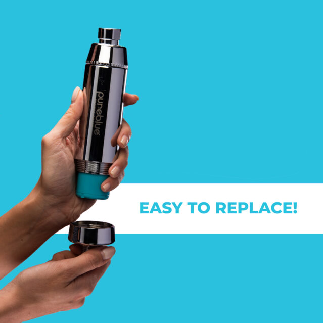 Pure Blue Shower Filter Cartridge — 6-Month Replacement